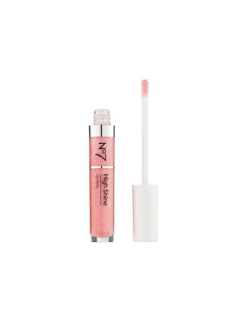 No7 High Shine Lip Gloss - Pink Slip - Moisturizing, High-Shine Lip